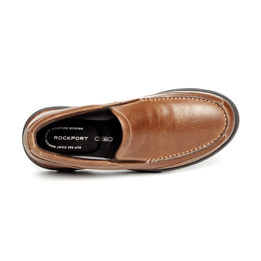 Rockport Slip-Ons Herre Brune - Prowalker Eureka Plus - TUYQ72864